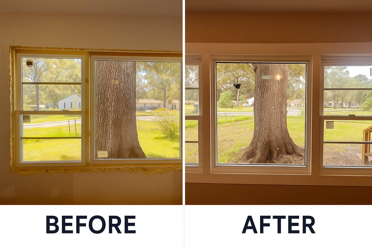 Window and door trim details